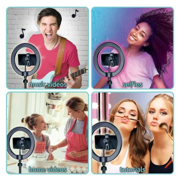 Studio Creator 2: Video Maker Kit-Multicolor Ring Light - Picture 3 of 14